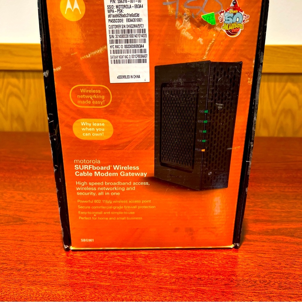 Motorola Surfboard Modem SBG901